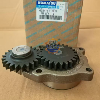 6754-51-1111 Pompe à huile 6754-51-1110 Pompe pour excavateur PC220LC